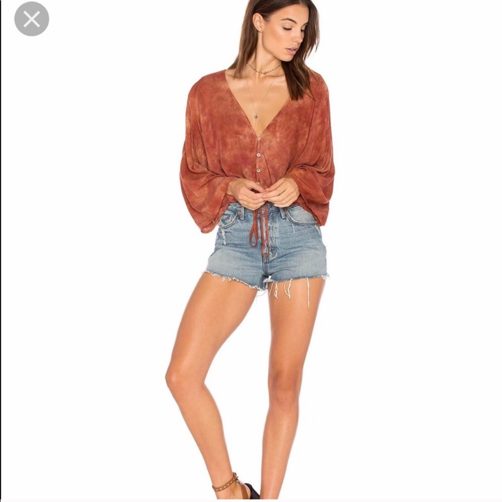 Blue Life | Maia Coconut Top Mykonos Sunset | XS